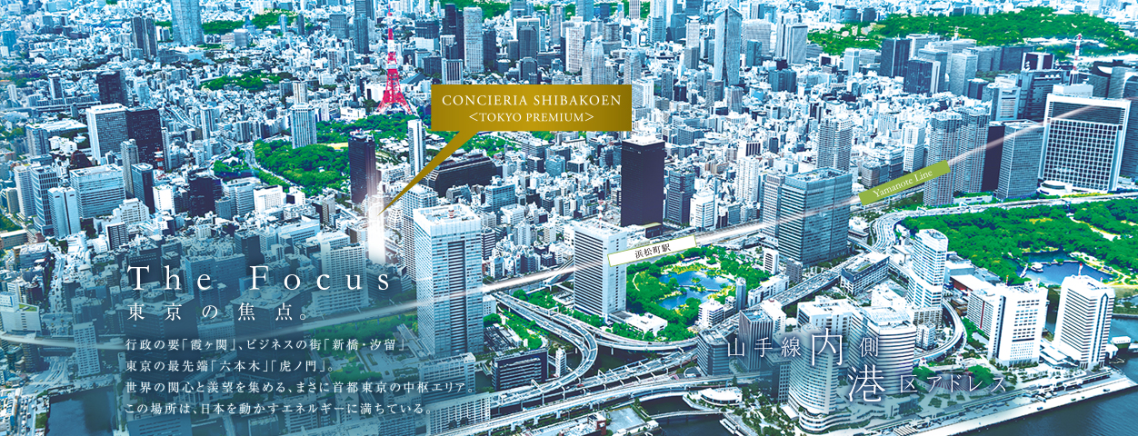 行政の要「霞ヶ関」、ビジネスの街「新橋・汐留」東京の最先端「六本木」「虎ノ門」。世界の関心と羨望を集める、まさに首都東京の中枢エリア。この場所は、日本を動かすエネルギーに満ちている。