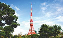 昼の東京タワー