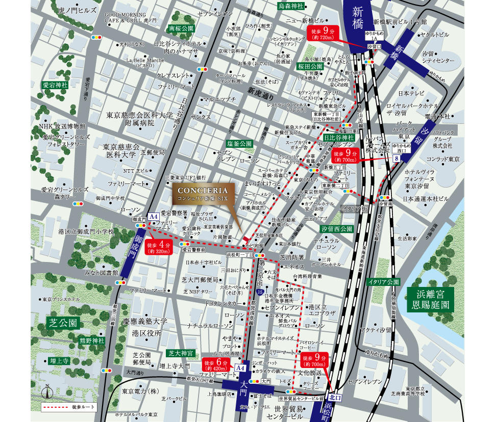 shimbashi-map