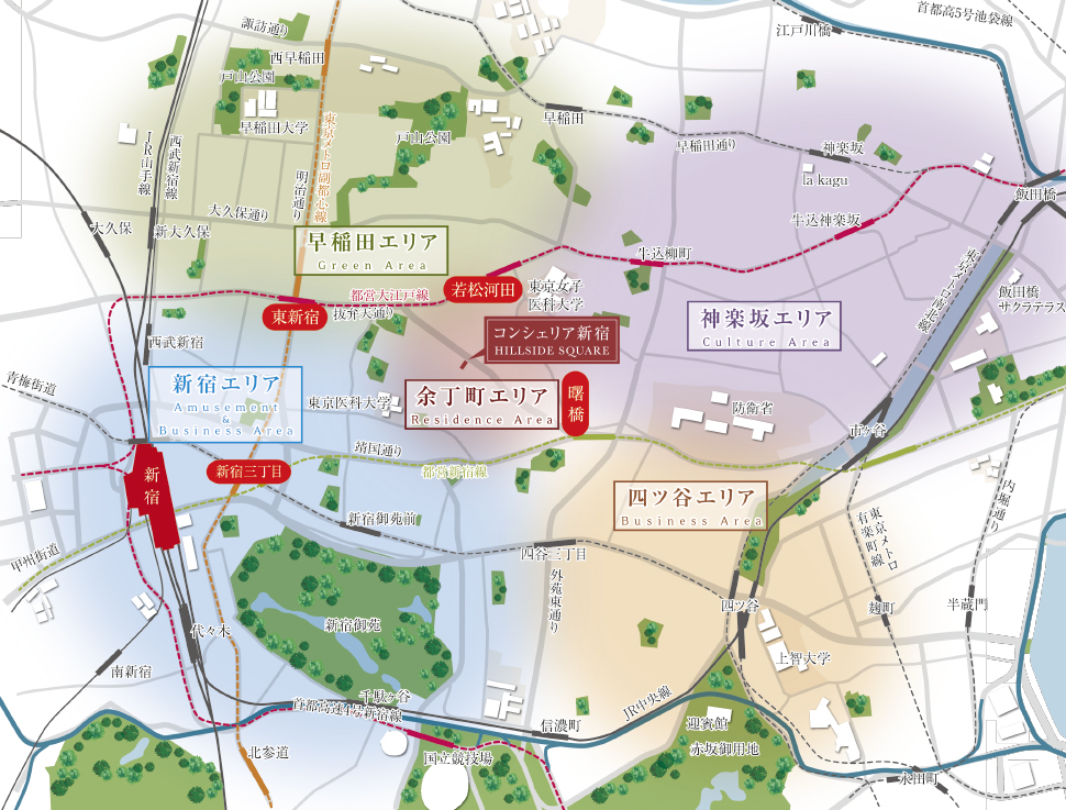 ビジネス・商業の一大中心地、麗しき緑も、洗練された文化も、次代への躍動も。 ビジネス・商業の一大中心地、麗しき緑も、洗練された文化も、次代への躍動も。