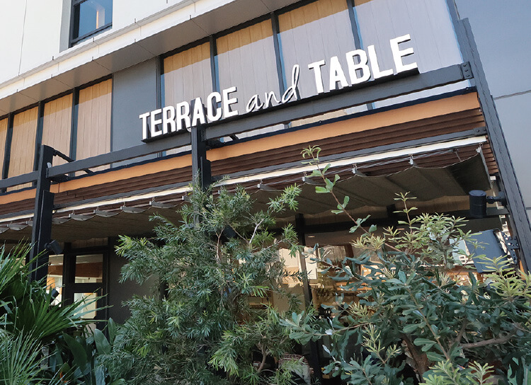 Terrace and Table
