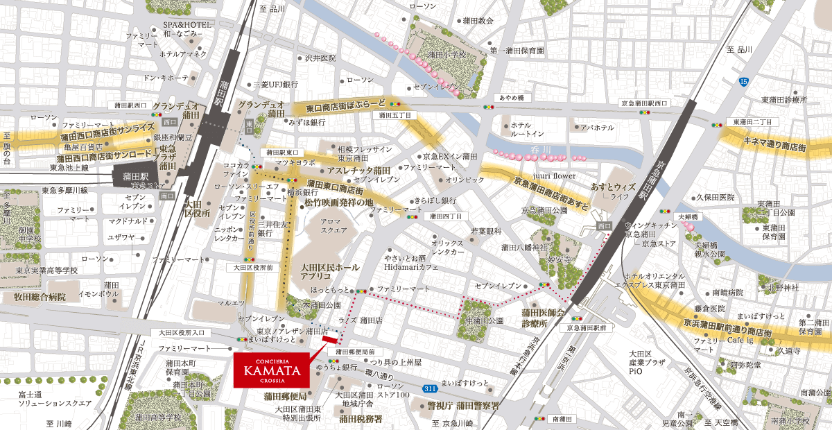 商店街地図