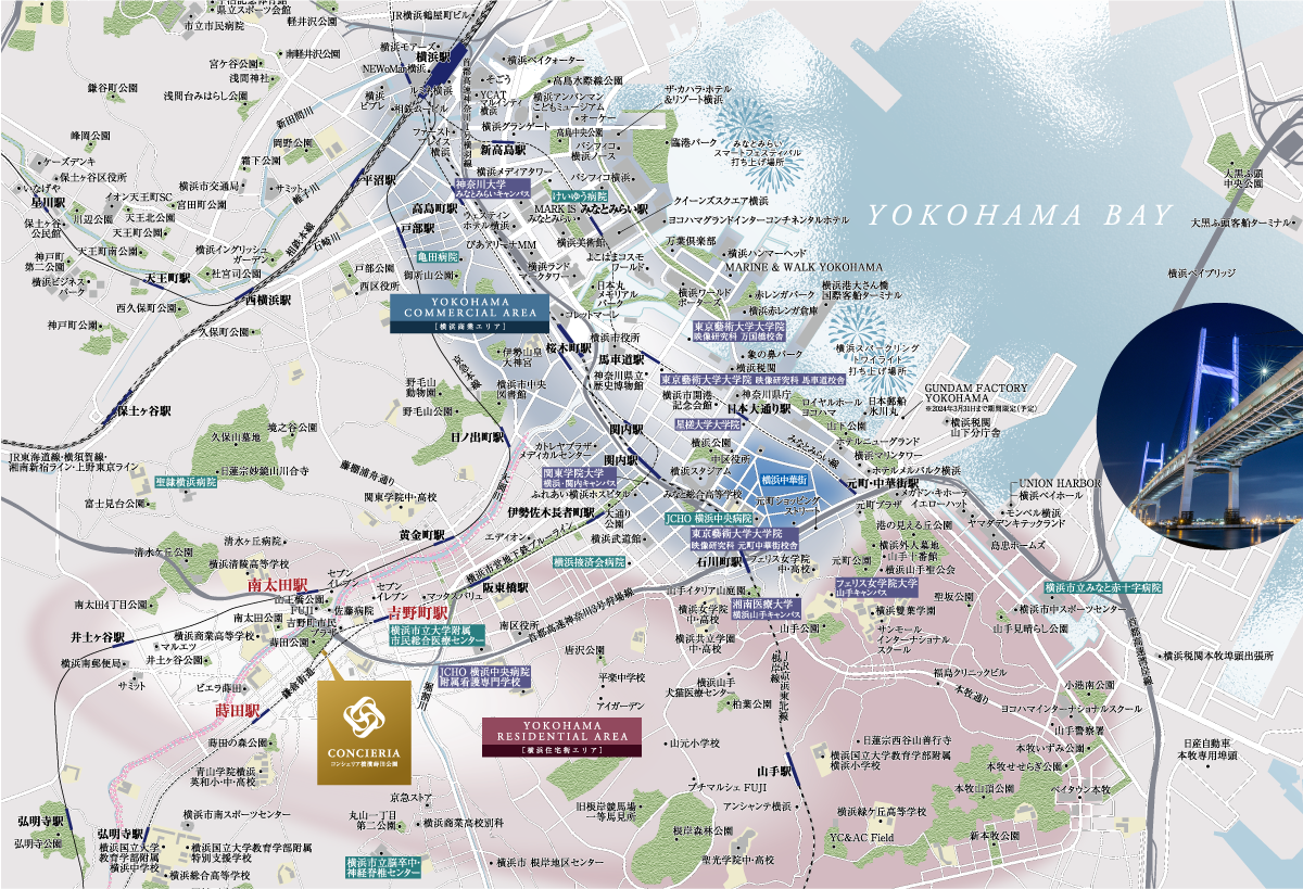 横浜広域地図